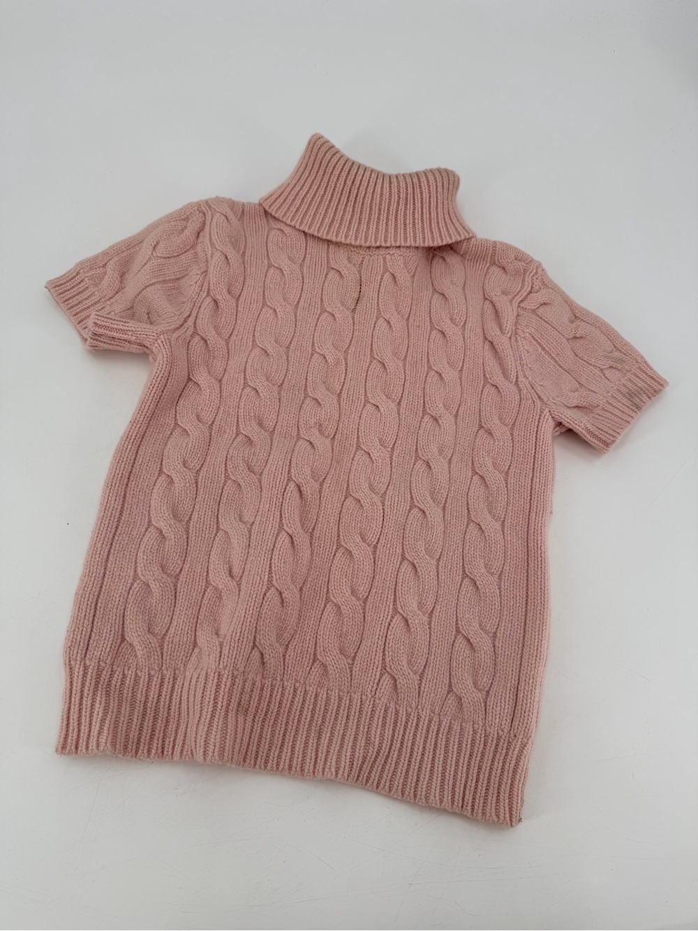 Vintage Y2K Lauren Ralph Lauren Pink Merino Blend Sweater Petite Medium PM